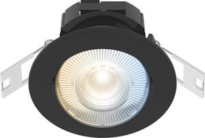 Faretti da incasso intelligenti Calex, orientabili, RGB + CCT, Wi-Fi, dimmerabili, colore nero