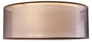Plafoniera moderna marrone con 3 luci bianca 50 cm - Drum Duo