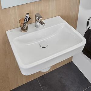 Villeroy & Boch O.novo - Lavabo 600x460 mm, senza sfioratore, foro per rubinetto, bianco alpino 4A416101