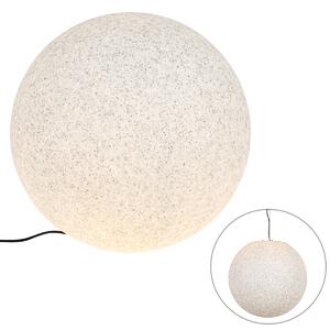 Lampada da esterno moderna, grigia, 56 cm, IP65, Nura
