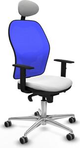 Sedia da ufficio con poggiatesta Jorquera Piqueras y Crespo 1D086G1 Bianco