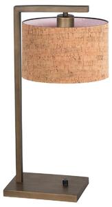 Steinhauer - lampada da tavolo - Stang - bronzo - metallo tessile - lampada da comodino - E27 - 4900BR