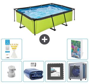 Piscina fuori terra rettangolare - 220x150x65 cm - 5 pezzi - Modello S190