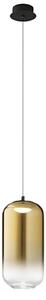 Lampadario perenz illumina hunter s1 8157 n lc 8214 or led vetro oro specchiato - Perenz