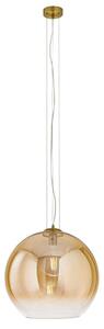 Lampadario vetro soffiato perenz planet 8526 am 45 e27 led ambra - Perenz