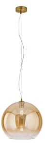 Lampadario vetro soffiato perenz planet 8524 am 35 e27 led ambra - Perenz