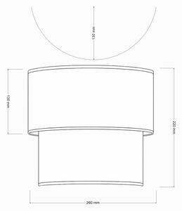 Brilagi - Lampada da parete LED BOHO ECO 1xE27/10W/230V crema