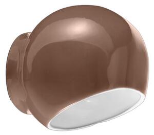 Applique Vintage Decò Ayrton Ceramica Moka 1 Luce E27