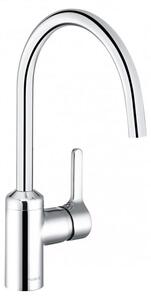Miscelatore monocomando per lavello Kludi BINGO STAR DN 15 finitura acciaio inox
