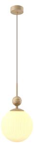 Sospensione Contemporanea Tavo Pietra Calcarea Beige 1 Luce E27