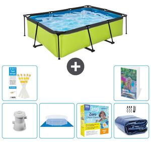 Piscina fuori terra rettangolare - 220x150x65 cm - 5 pezzi - Modello S245