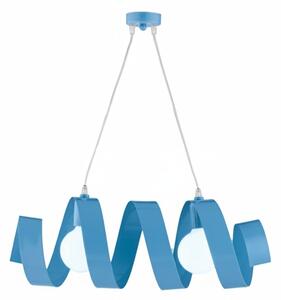 Sospensione Helix 2 Luci Blu LuceArt Classic