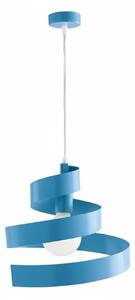Sospensione Helix 1 Luce Blu e Bianco LuceArt Classic