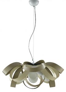 Sospensione Primula 4 Luci Tortora LuceArt Classic