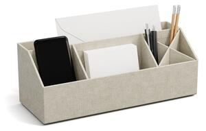 Organizer in cartone per cancelleria Elisa Canvas Paper Laminate – Bigso
