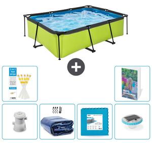 Piscina fuori terra rettangolare - 220x150x65 cm - 5 pezzi - Modello S326