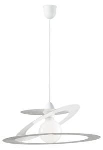 Sospensione Geko 1 Luce Bianco e Grigio LuceArt Classic