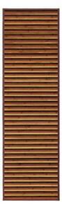 Passatoia in bambù di colore marrone-senape 60x200 cm - Casa Selección