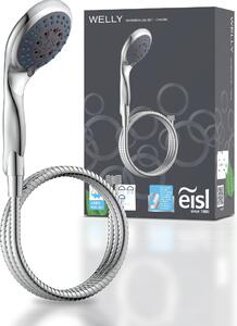 Set di doccetta manuale Eisl WELLY, completo di tubo flessibile e supporto a parete, finitura cromata