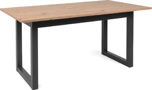 Homestyle4u Tavolo da pranzo Tavolo in legno Tavolo da cucina 160-200 Tavolo da pranzo allungabile