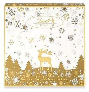 Lindt Calendario dell'Avvento Pezzi d'oro da mettere 9 assortiti 156g