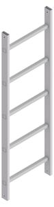 Hymer - Scala in alluminio a 5 pioli, lunghezza 1,4 m
