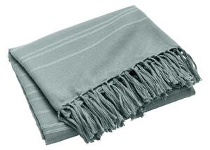 Copriletto verde in cotone 180x220 cm Lilia – douceur d'intérieur