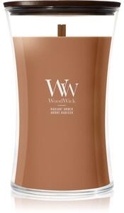 Woodwick Radiant Amber candela profumata con stoppino in legno 610 g