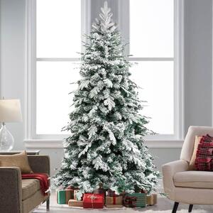 Albero di Natale Innevato Artide 240 cm Folto Foltissimo Realistico 1260 Punte