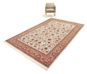 Tappeto Ilaam Floreale Avorio Rosso 196x305 Cm