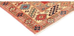 Tappeto Kazak Fine Geometrico Rosso Blu 136x189 Cm