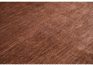 Tappeto Essenzia Tinta Unita Marrone Bronzo 173x257 Cm