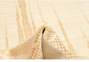 Tappeto Essenzia Geometrico Avorio Arancione Chiaro 170x237 Cm