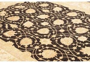 Tappeto Zigler Fine Floreale Nero Avorio 250x363 Cm