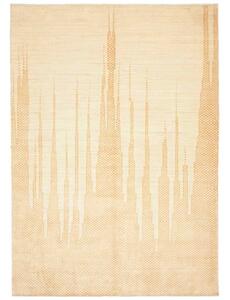 Tappeto Essenzia Geometrico Avorio Arancione Chiaro 170x237 Cm