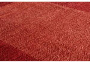 Tappeto Essenzia Geometrico Rosso Scuro Rosso Chiaro 201x296 Cm