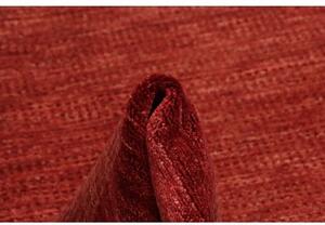 Tappeto Essenzia Geometrico Rosso Scuro Rosso Chiaro 201x296 Cm