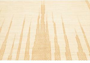 Tappeto Essenzia Geometrico Avorio Arancione Chiaro 170x237 Cm