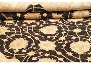 Tappeto Zigler Fine Floreale Nero Avorio 250x363 Cm