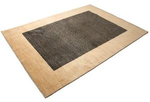 Tappeto Essenzia Geometrico Beige Nero 150x190 Cm