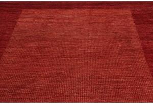 Tappeto Essenzia Geometrico Rosso Scuro Rosso Chiaro 201x296 Cm