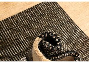 Tappeto Essenzia Geometrico Beige Nero 150x190 Cm