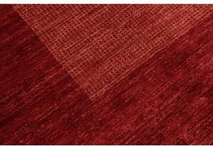 Tappeto Essenzia Geometrico Rosso Scuro Rosso Chiaro 201x296 Cm