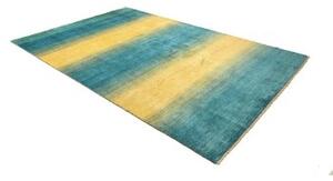 Tappeto Essenzia Geometrico Azzurro Giallo 199x292 Cm