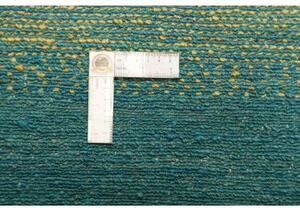 Tappeto Essenzia Geometrico Azzurro Giallo 199x292 Cm
