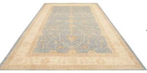 Tappeto Zigler Fine Floreale Azzurro Beige 240x338 Cm