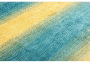 Tappeto Essenzia Geometrico Azzurro Giallo 199x292 Cm