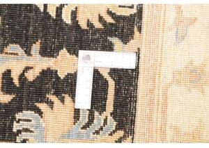 Tappeto Zigler Fine Floreale Nero Beige Corsia 85x254 Cm