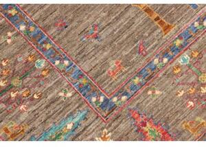 Tappeto Floralia Stilizzato Marrone Taupe Multicolore 169x241 Cm
