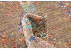 Tappeto Floralia Stilizzato Marrone Taupe Multicolore 169x241 Cm